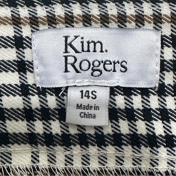 Kim Rogers Womens Pull on Straight Leg Pants Size 14 S - Picture 6 of 6